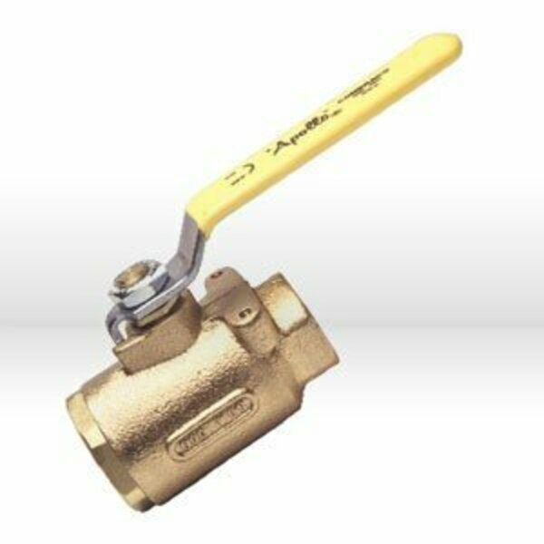 Apollo Valve Full Port Bronze Ball Valve, Size: 3/4in. , Non-Locking, Brnze, FP, MTG Pad, SS Lever and Nut 77-104-10